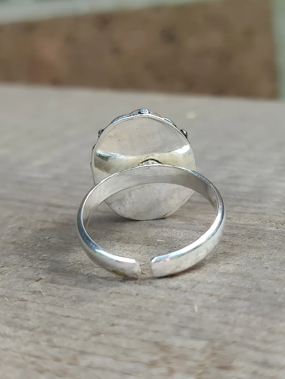 Sterling Silver Aurora Opal Ring - Picture 3 of 4